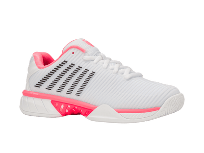 96807-178-W | HYPERCOURT EXPRESS 2-WIDE | WHITE/NEON PASTEL PINK/BLACK