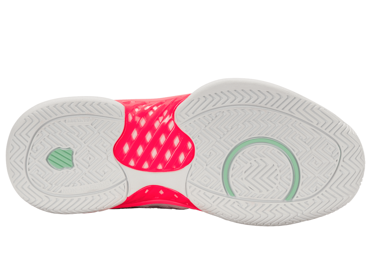 96807-178-W | HYPERCOURT EXPRESS 2-WIDE | WHITE/NEON PASTEL PINK/BLACK