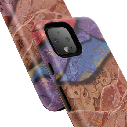 Abstract Painted Lace Tough Phone Case