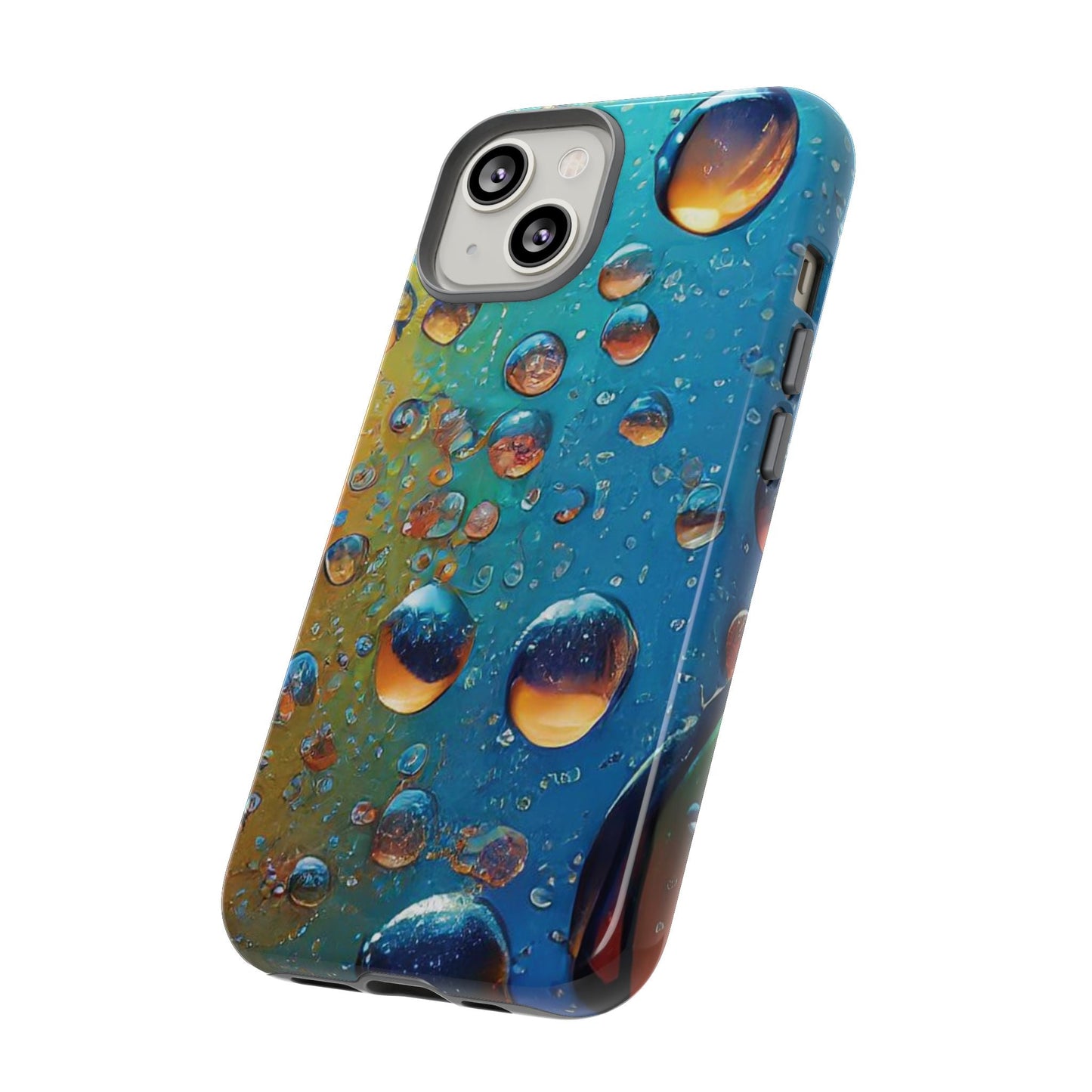 Colorful Water Droplets Tough Phone Case