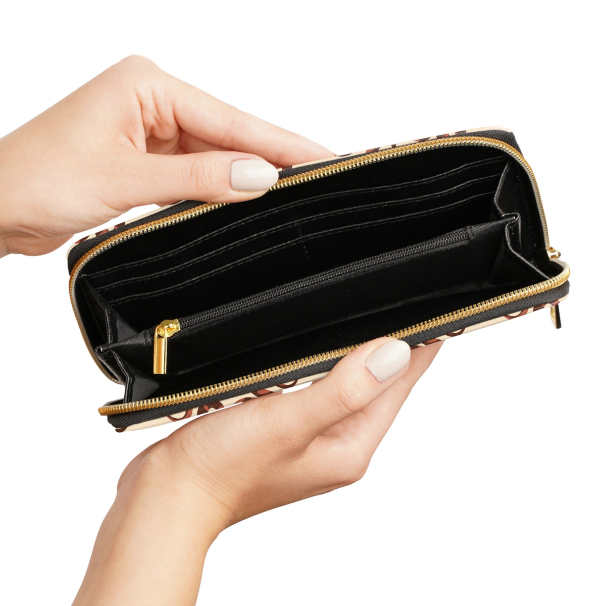 Looping Serpents Zip-Around Wallet