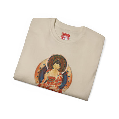 Fine Art Buddha Oil Paint Print Unisex Ultra Cotton Tee