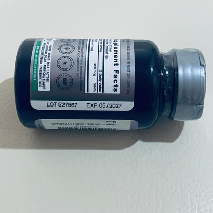 Horbaach Selenium 200 mcg Dietary Supplement, 120 Tablets EXP 5/2027