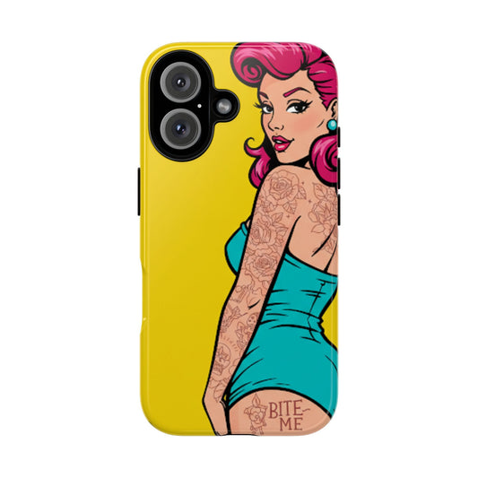 Bite Me Beauty Tough Phone Case