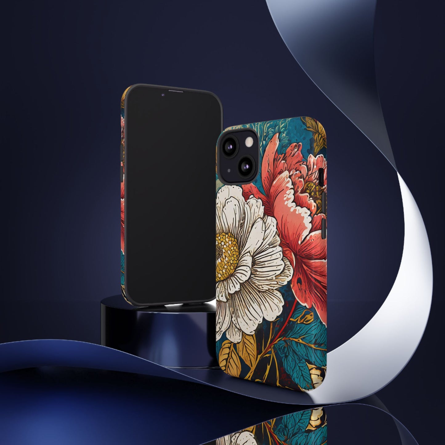 Artistic Floral Tough Phone Case