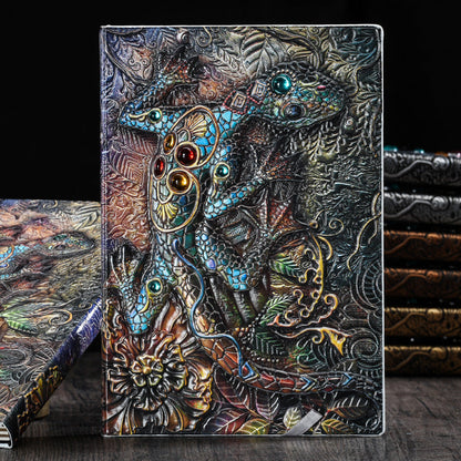 3D Embossed Gecko Journal