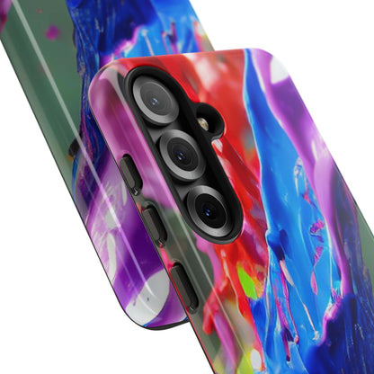 Vibrant Color Splash Tough Phone Case