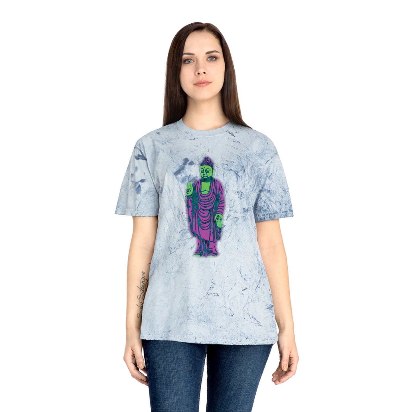 Grand Honor Buddha Purp Juice Industrial Dye Premium T-Shirt