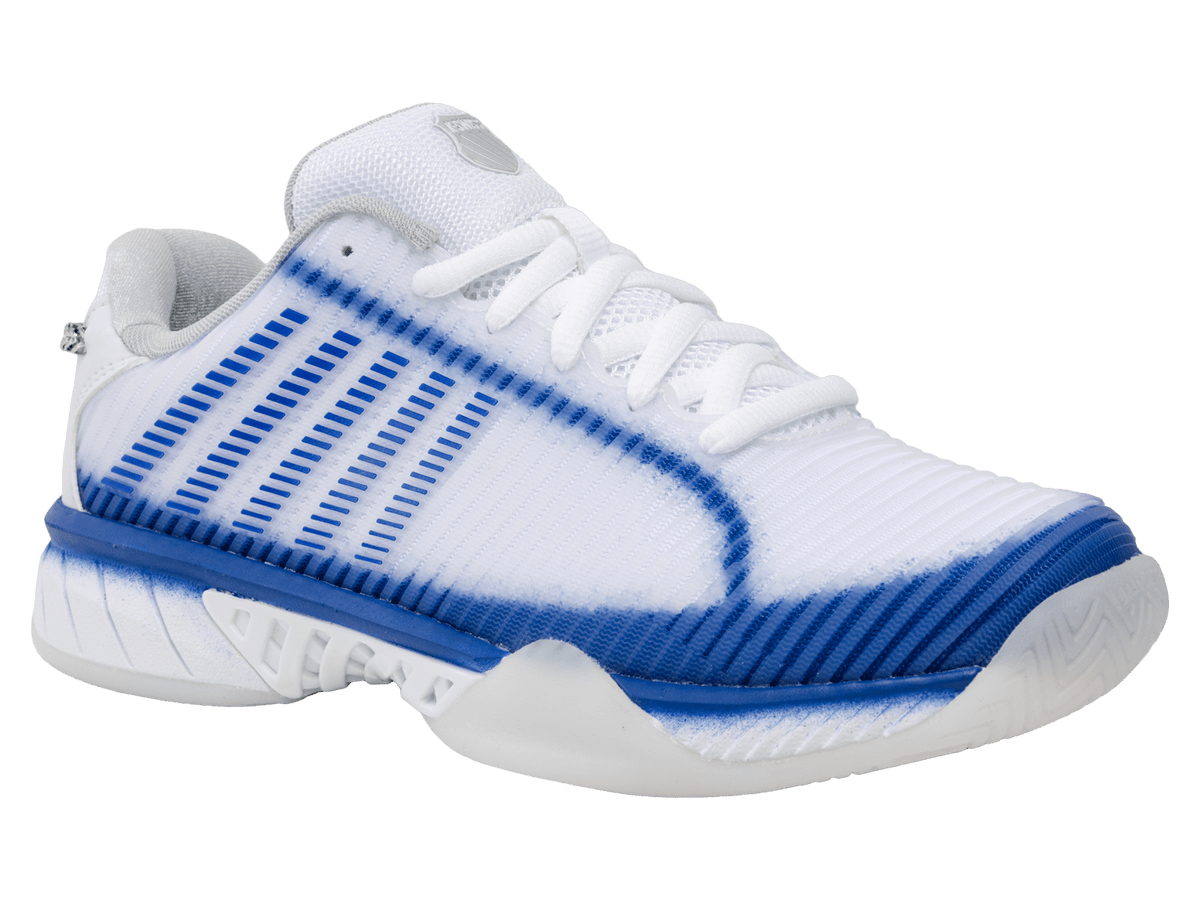 97382-110-M | HYPERCOURT EXPRESS 2  LUCKY IN LOVE | WHITE/ELECTRIC BLUE/SILVER