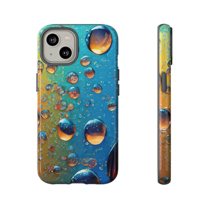 Colorful Water Droplets Tough Phone Case