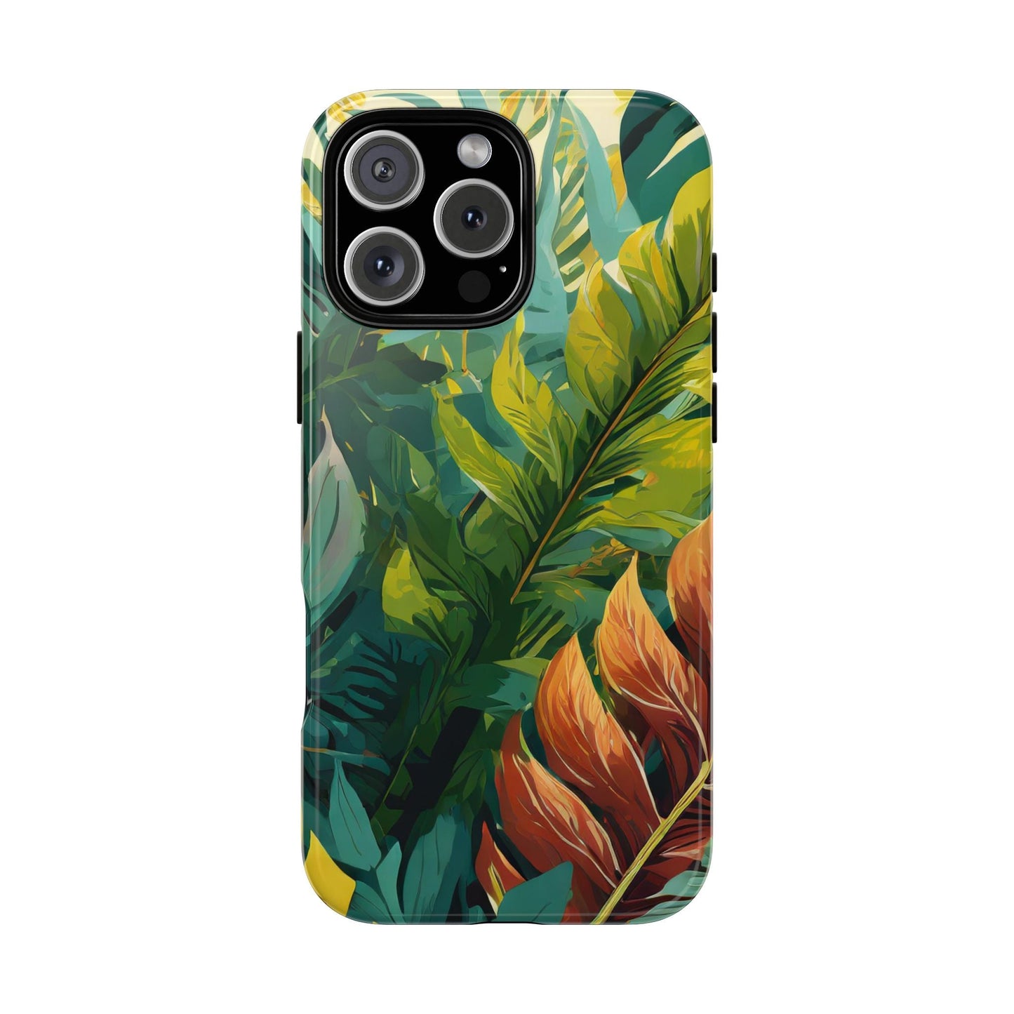 Tropical Leaf Tough Phone Case