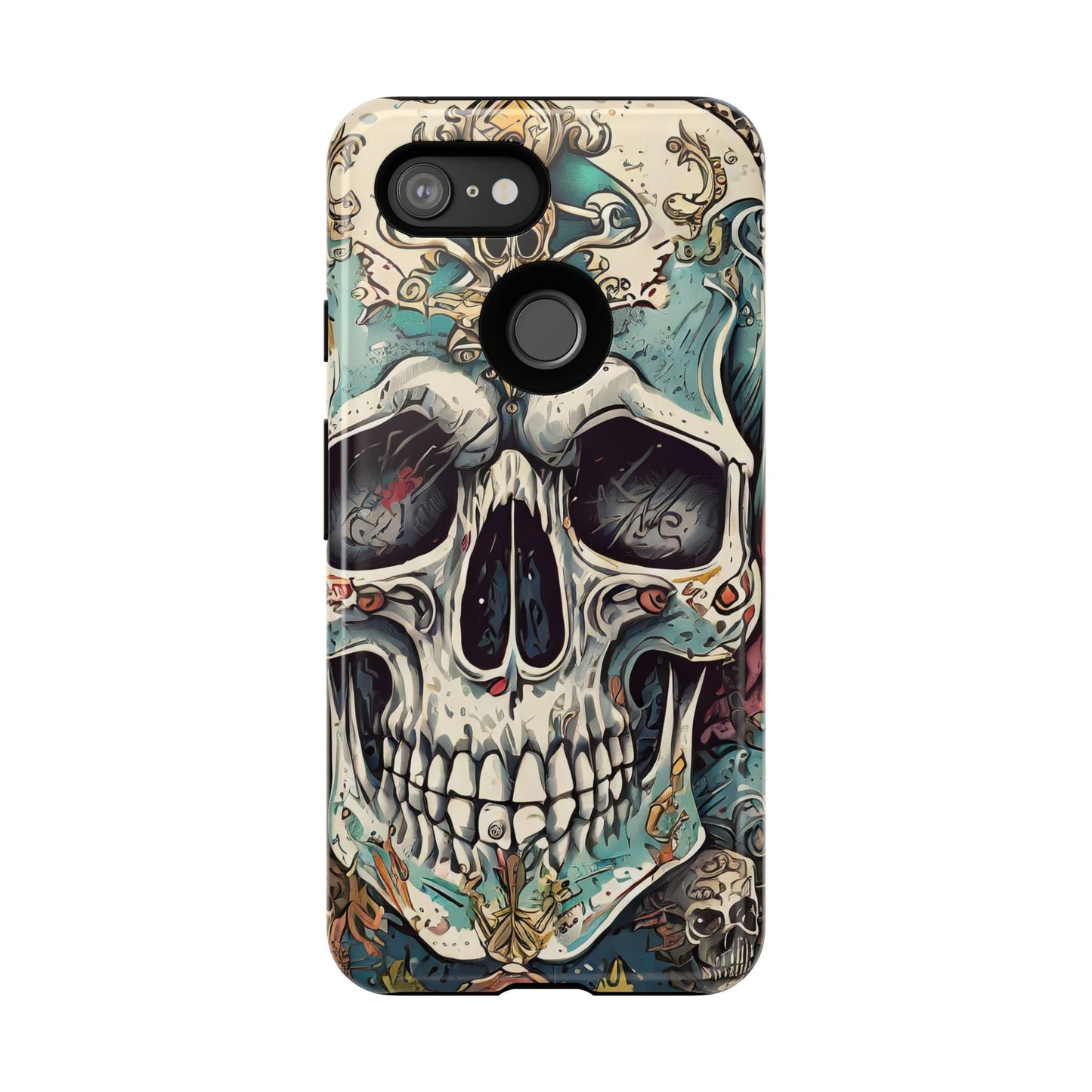 Abstract Skull Tough Phone Case