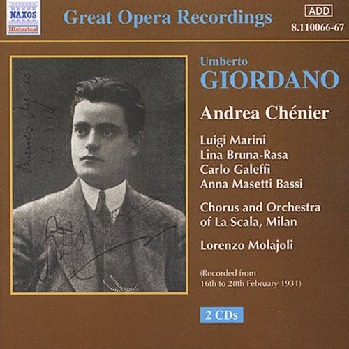 Giordano / Marini / Bruna-rasa / Bassi / Molajoli - Andrea Chenier - Music CD