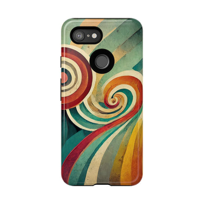 Colorful Swirl Tough Phone Case
