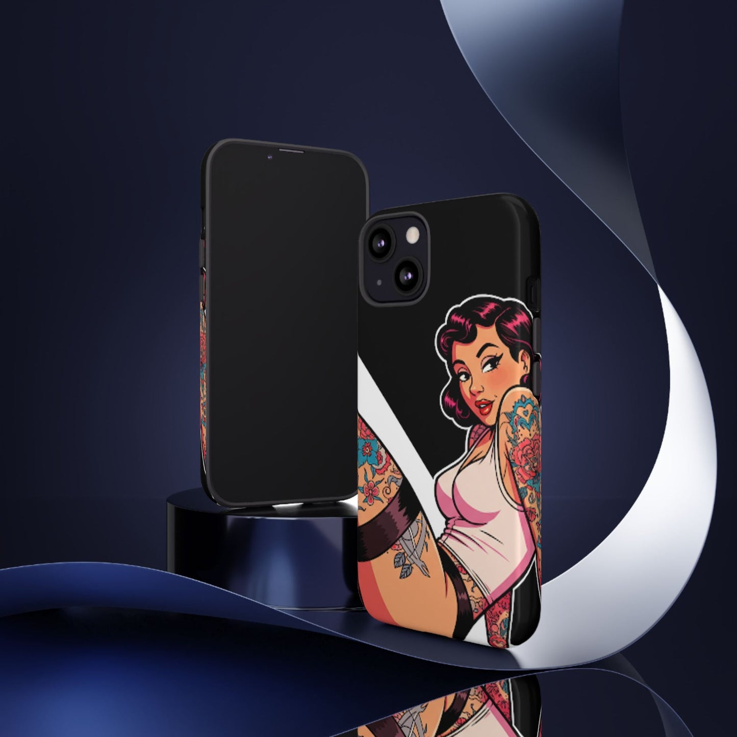 Vintage Tattoo Beauty Tough Phone Case