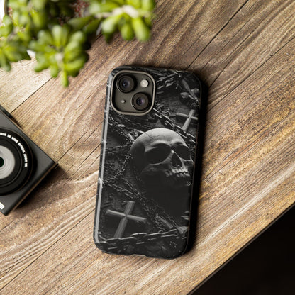 Gothic Skull Tough Phone Case
