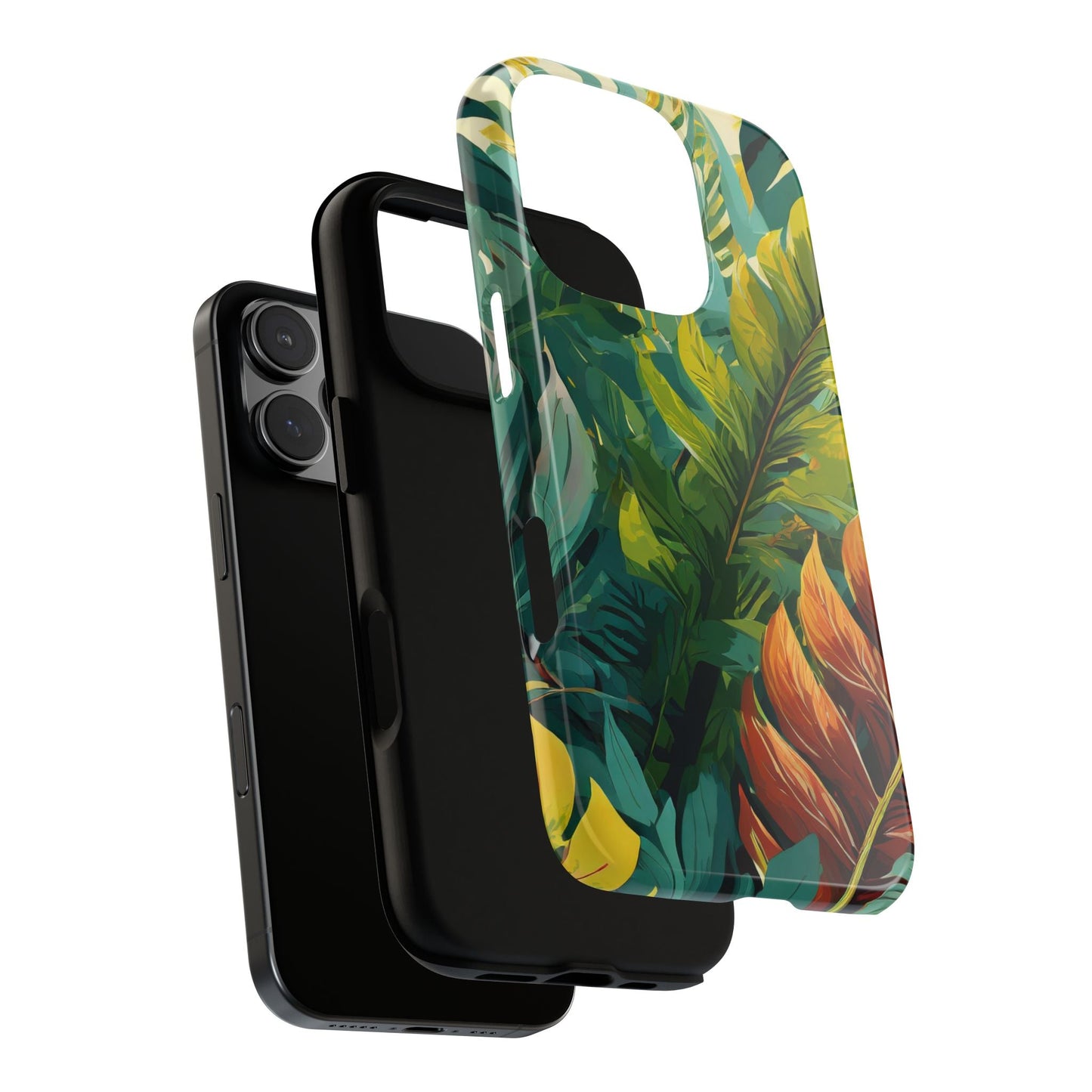 Tropical Leaf Tough Phone Case