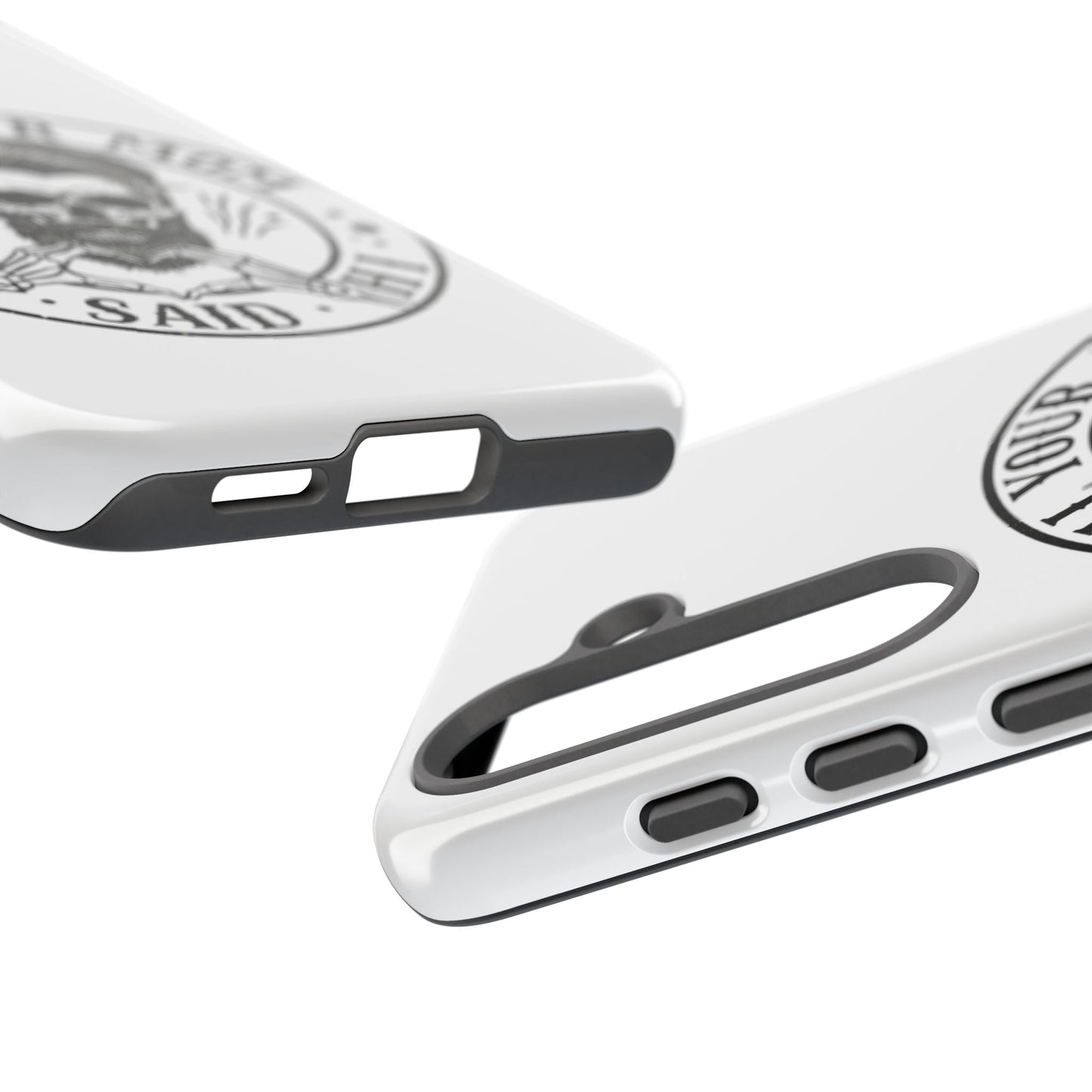 "Tell Your Mom I Said Hi" Skull Tough Phone Case