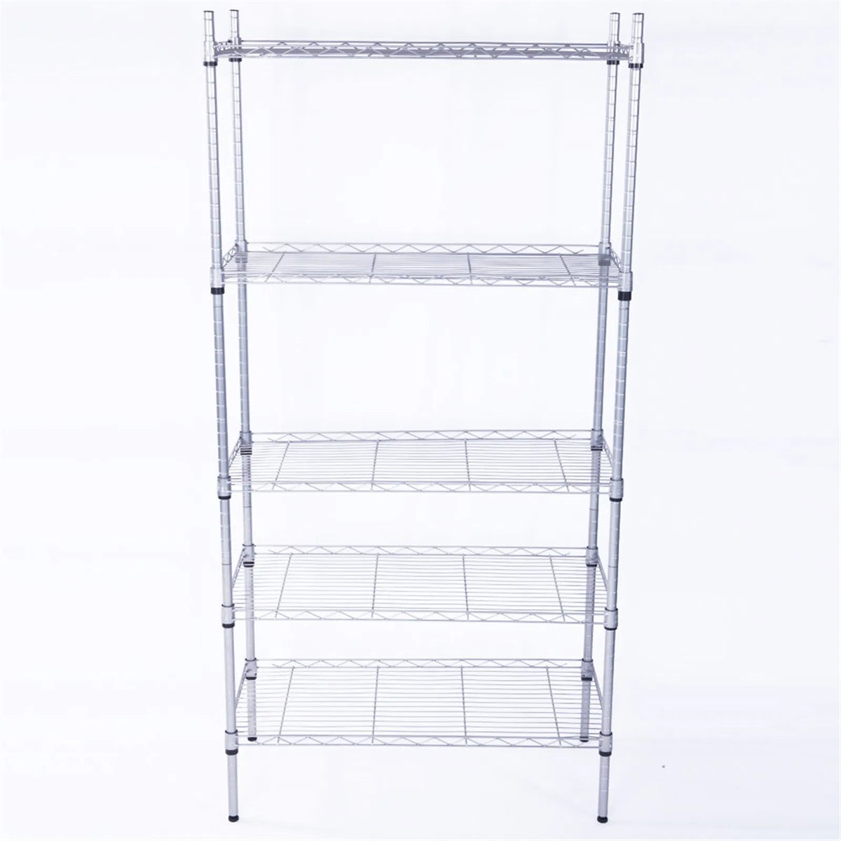 5-Tier Storage Rack with Safety Lip (29" × 13.4" × 59")