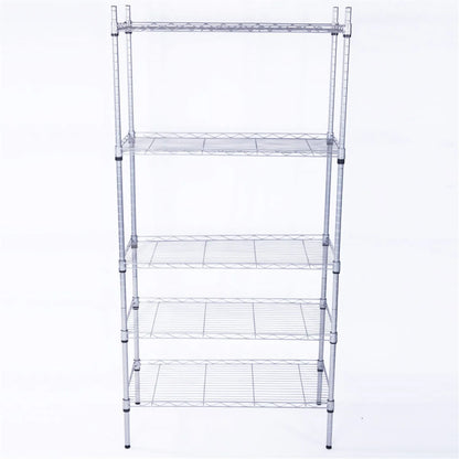 5-Tier Storage Rack with Safety Lip (29" × 13.4" × 59")