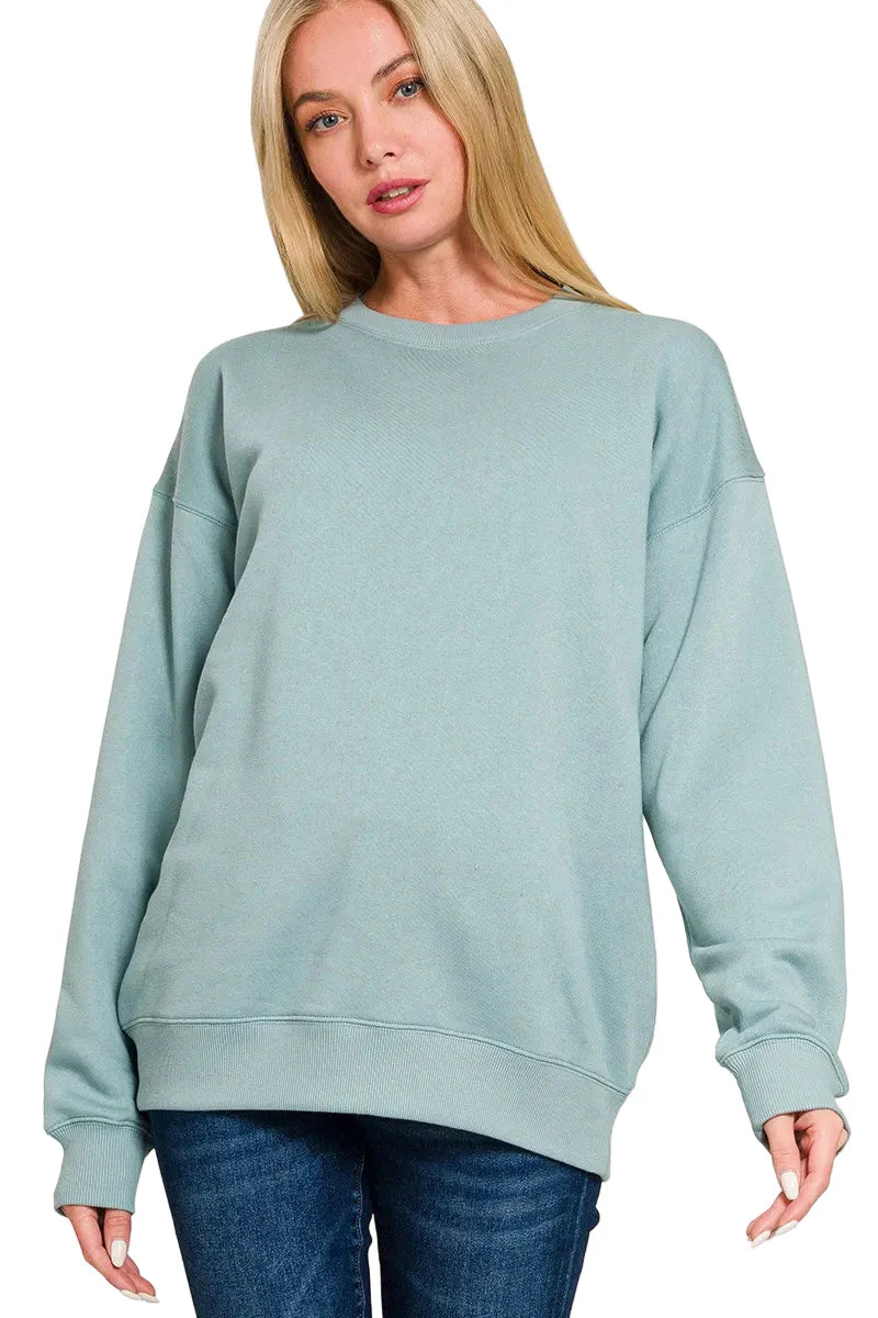 Fleece Round Neck Sweatshirts