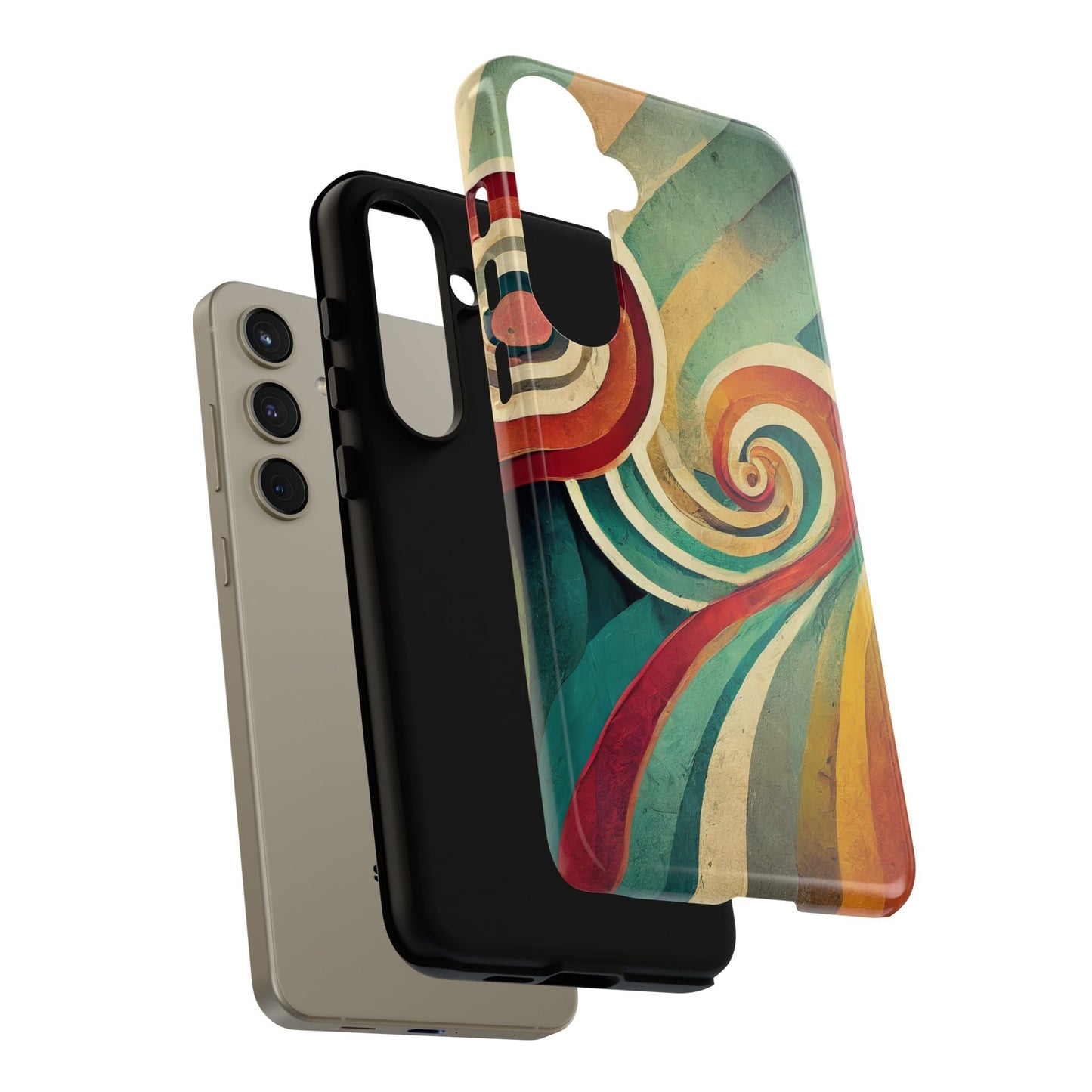 Colorful Swirl Tough Phone Case