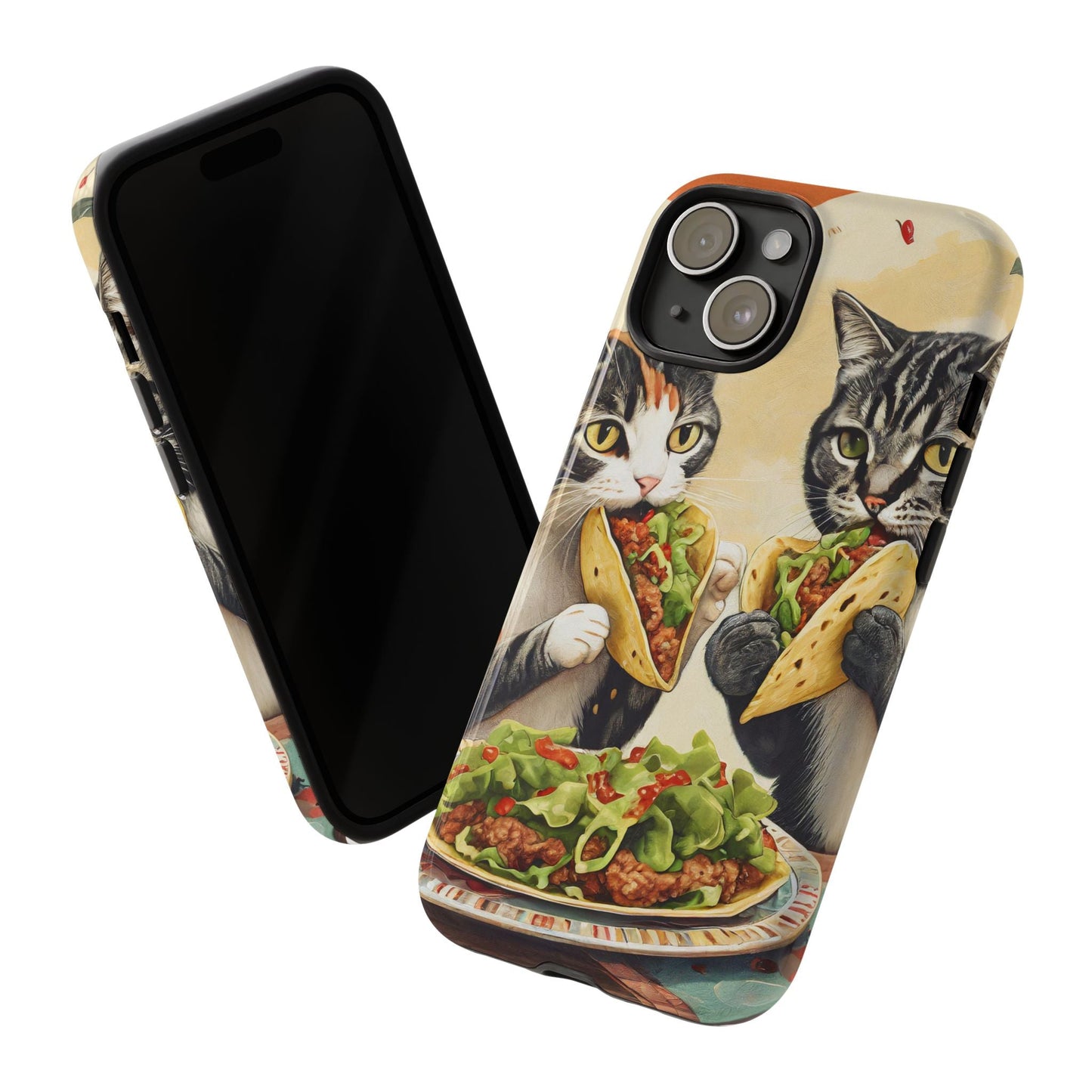 Funny Taco Cat Tough Phone Case