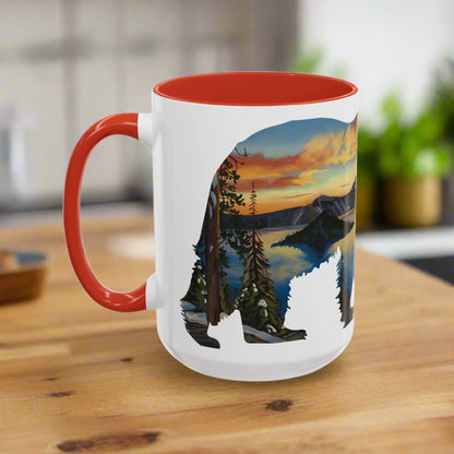 Crater Lake Accent Coffee Mug 11oz 15oz National Park Oregon