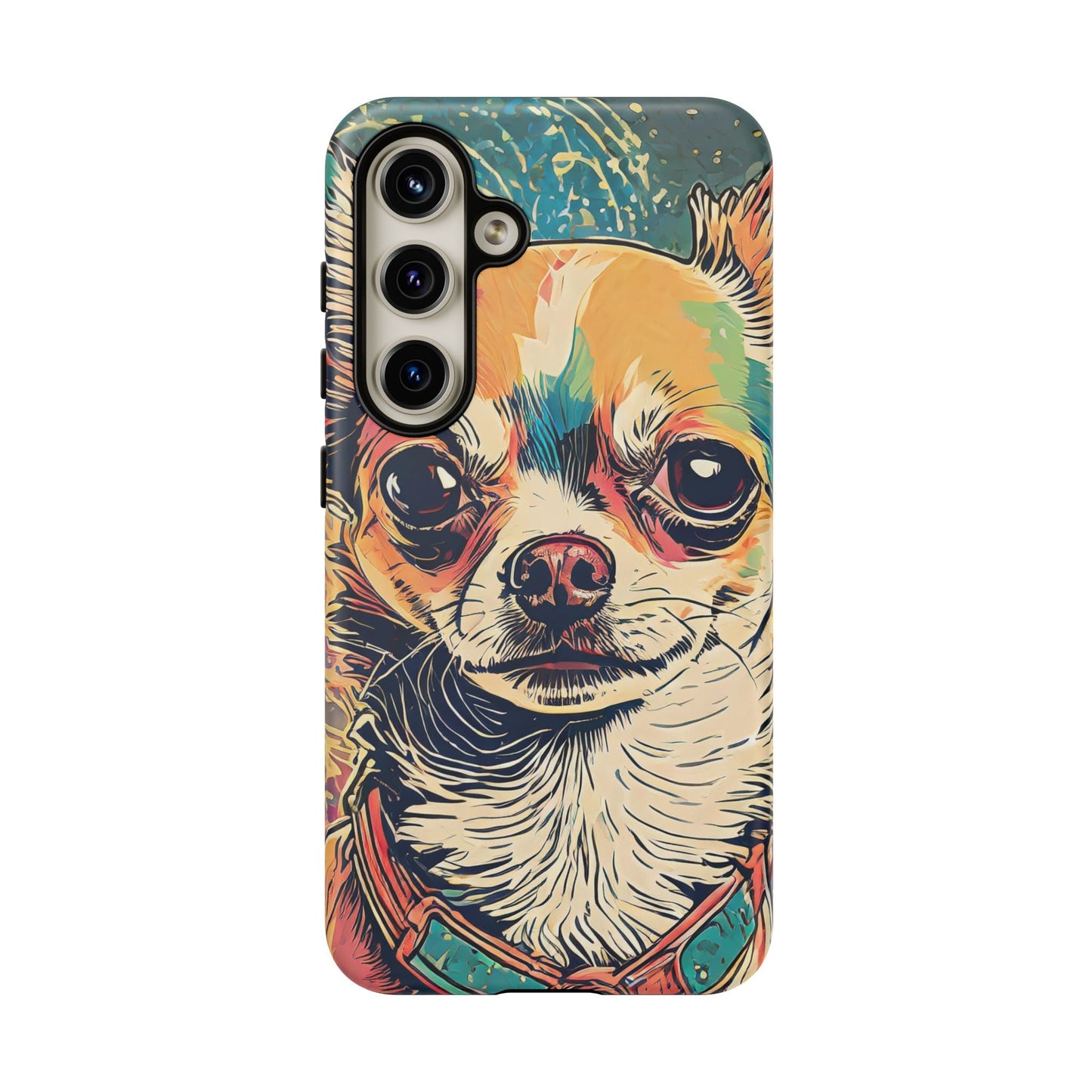Abstract Chihuahua Tough Phone Cases