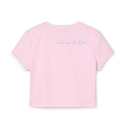 Nubian Kemet Polaroid Queen Women's Crop T-Shirt