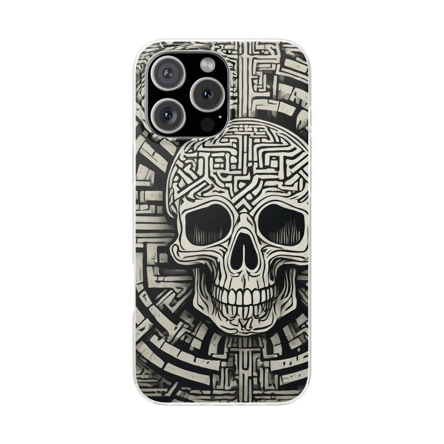 Gothic Skull Maze Flexi Case