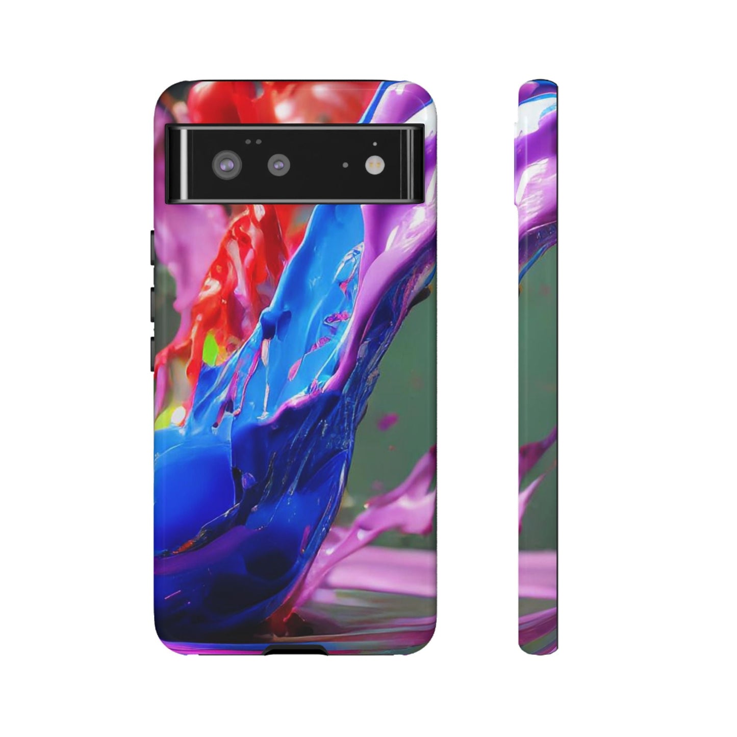 Vibrant Color Splash Tough Phone Case
