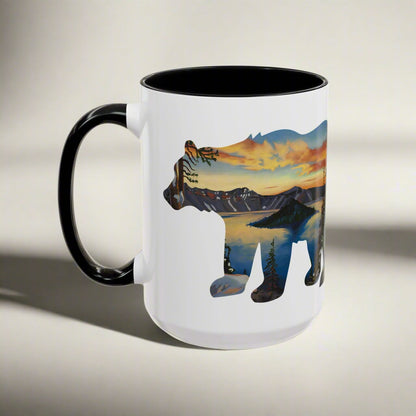 Crater Lake Colored Coffee Mug 11oz 15oz National Park Cup