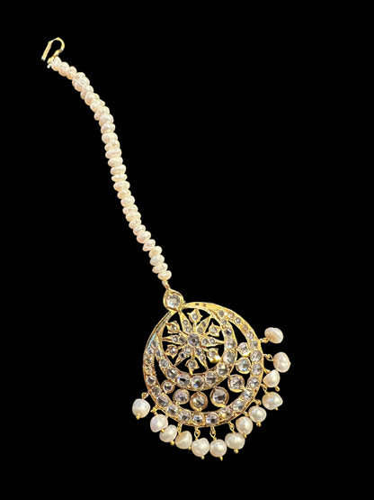 DJTK211 Isra tika in fresh water pearls ( READY TO SHIP )