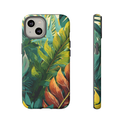 Tropical Leaf Tough Phone Case