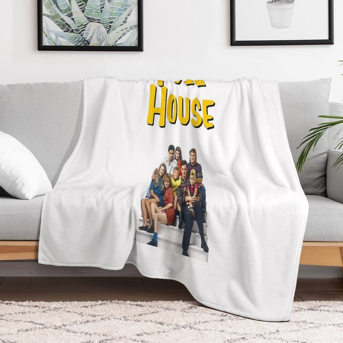 Full House (Sticker 2 Pack) Throw Blanket