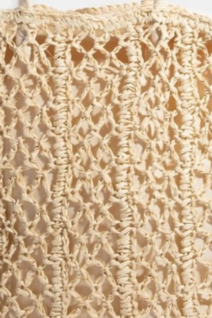 Fame Intricate Braided Tote Bag