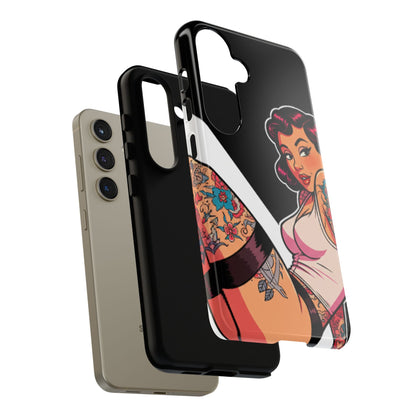 Vintage Tattoo Beauty Tough Phone Case