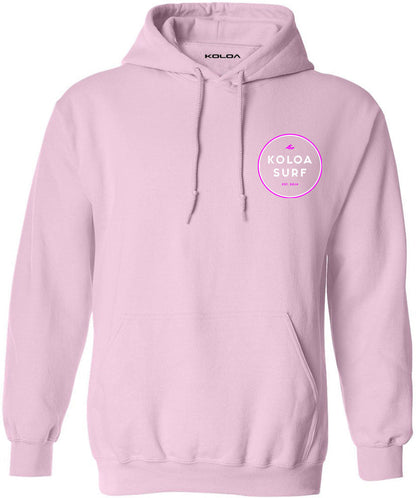 The Koloa Original Circle Hoodie- Pink