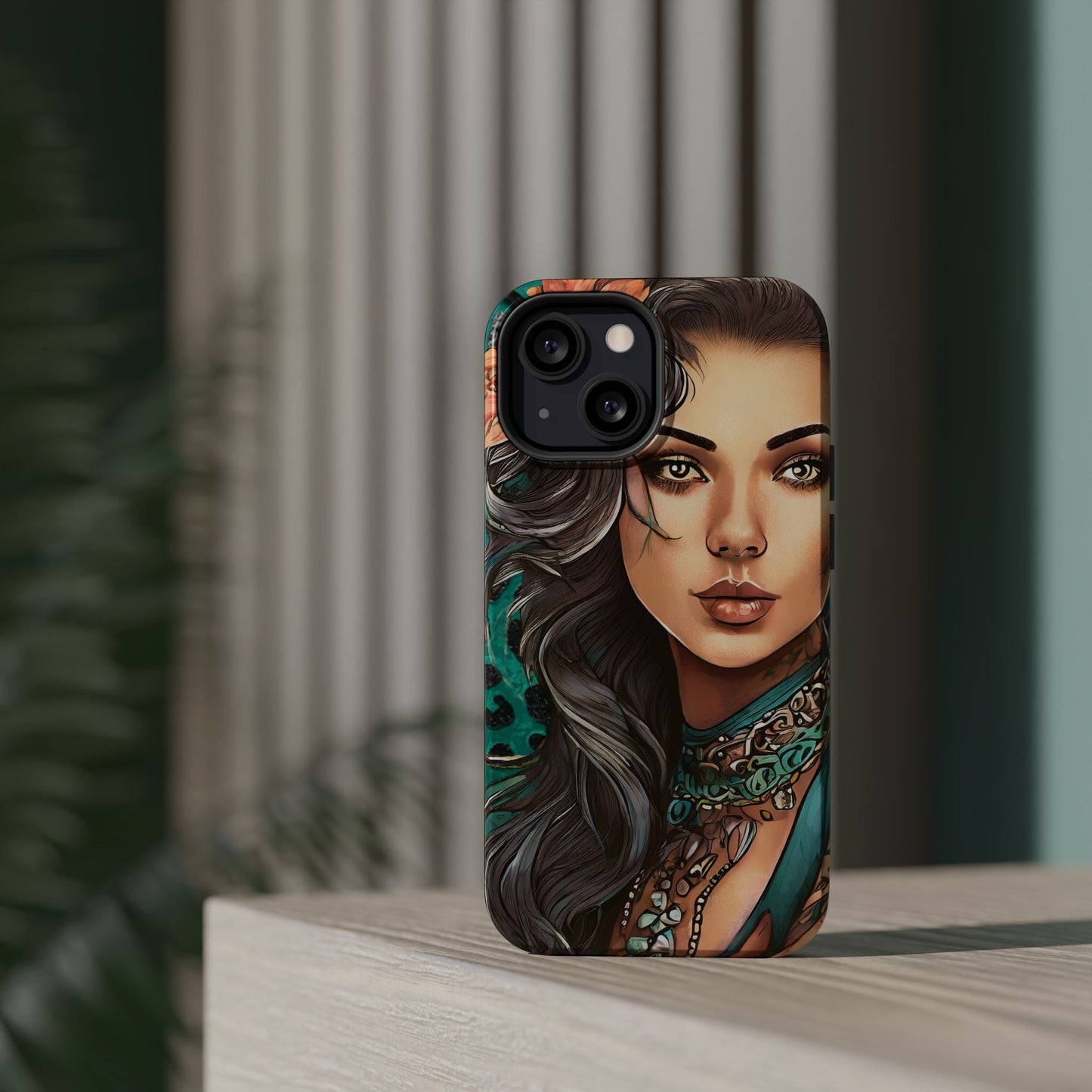Vibrant Beauty Magnetic Tough Phone Case