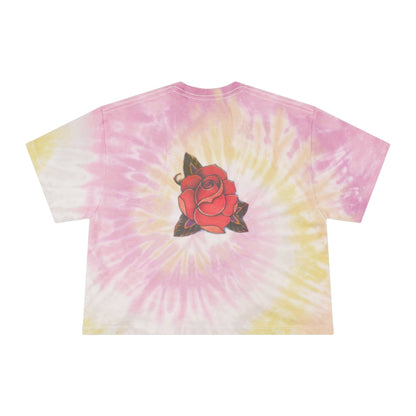 LOVE PILL Women's Tie-Dye Crop Tee