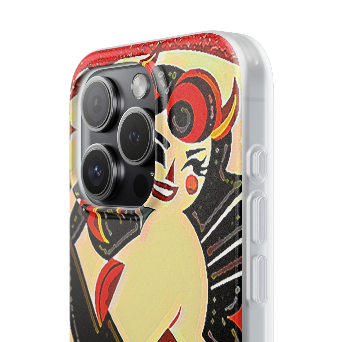 Red & Black Female Devil Flexi Phone Case