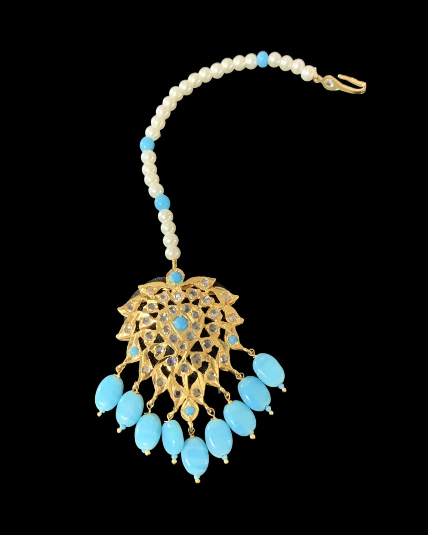 DJTK2 Zohra tika in turquoise   ( READY TO SHIP)