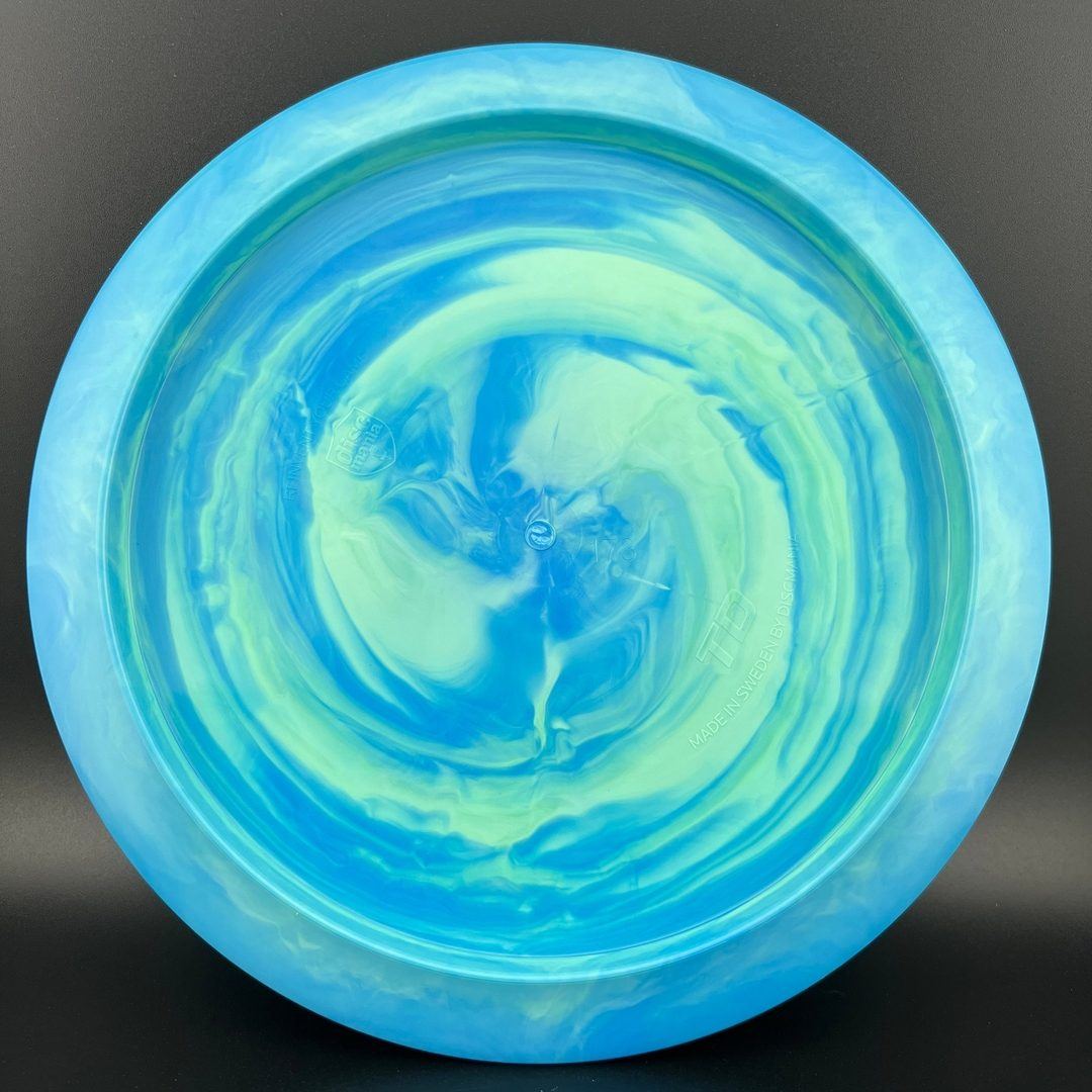 Swirly S-Line TD - Shield & Swords Stamp