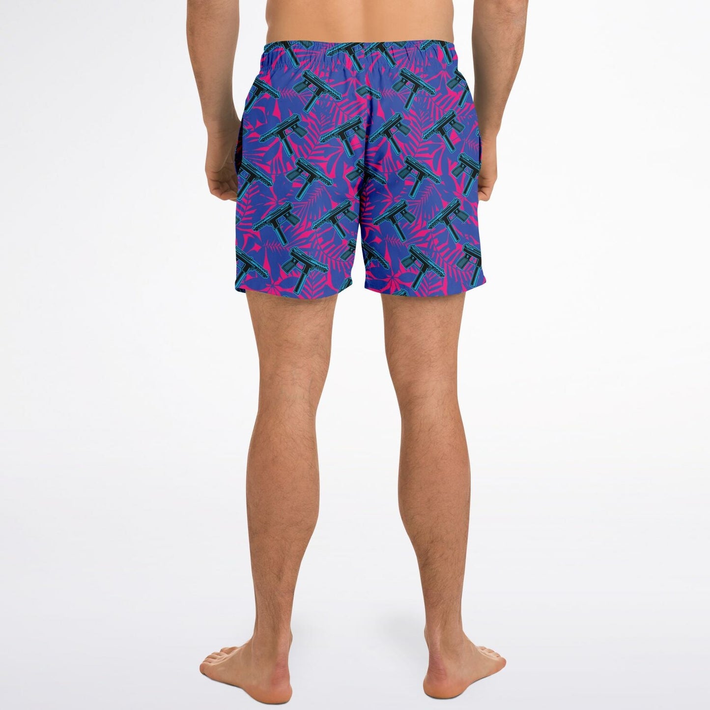 Rad Palm 9 Lives Men's Swim Trunks