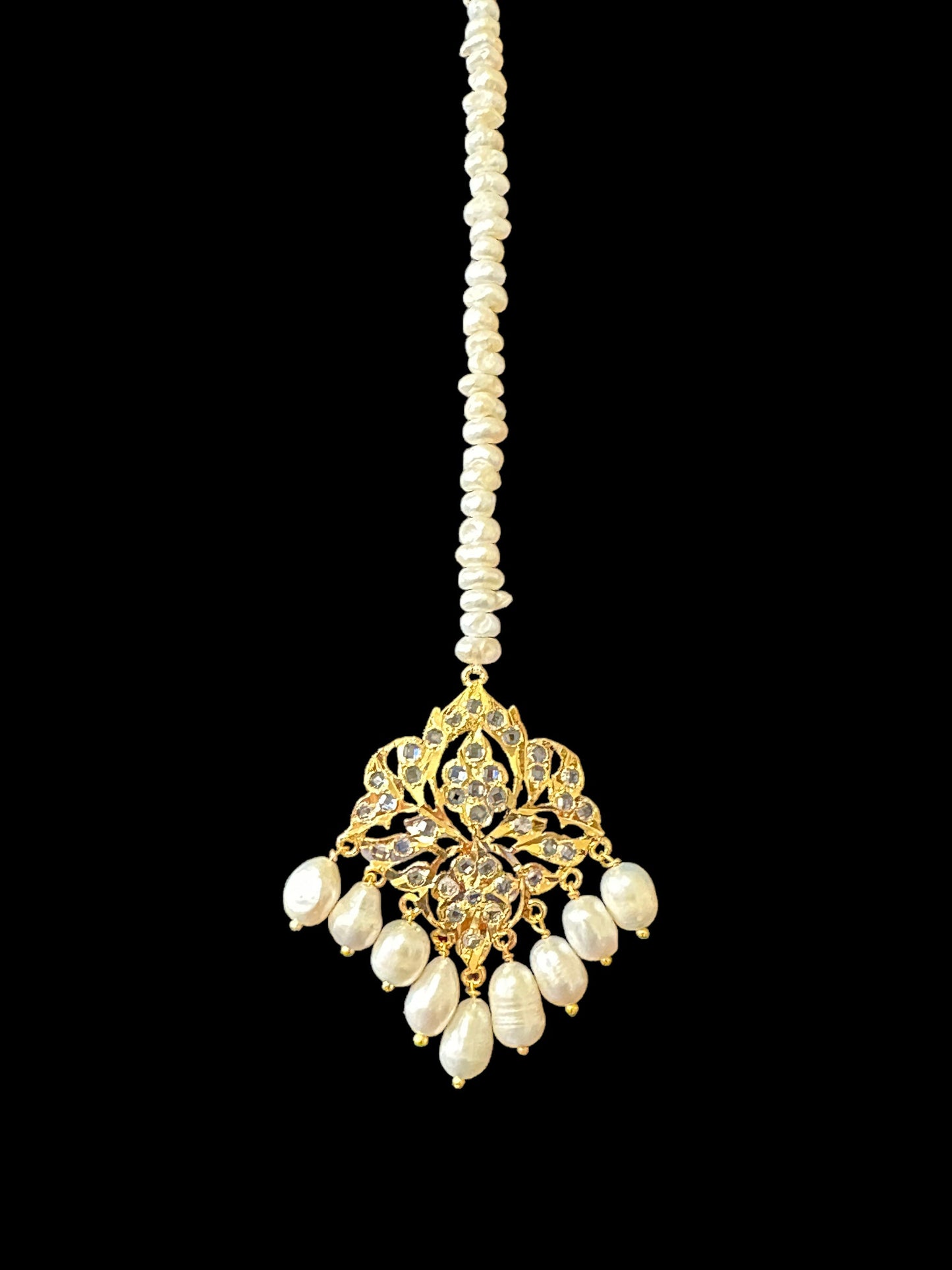 DJTK154 Lina tika in fresh water  pearls ( SHIPS IN 2 WEEKS )