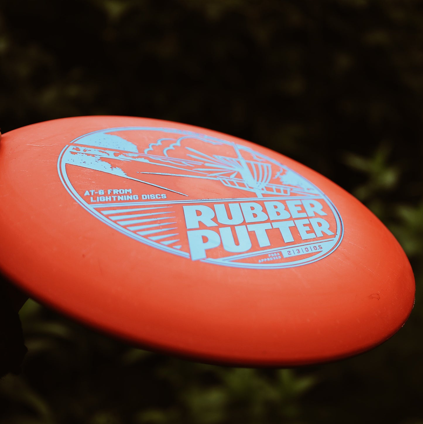 Lightning Sure Grip Rubber Putter Golf Disc - Triathlete Store