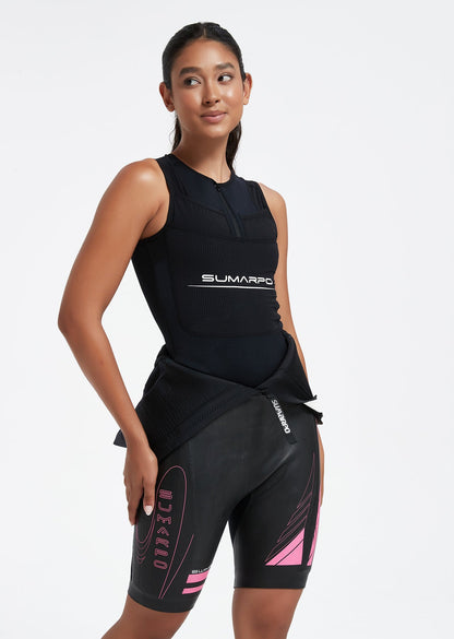 Quokka Women's Thermal Titanium Half-Zip Swimrun Vest