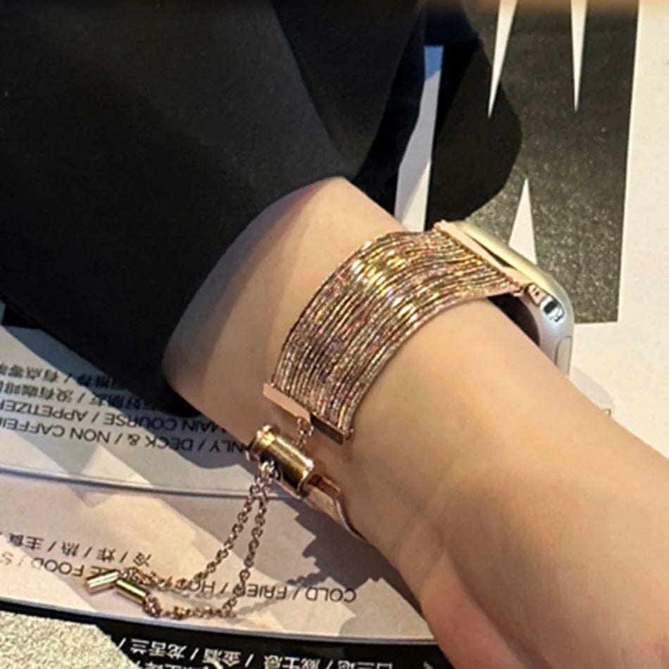 Steel Apple Watch Band Series 11/10/9/8/7/6/5/4/ SE / Ultra 1/2/3