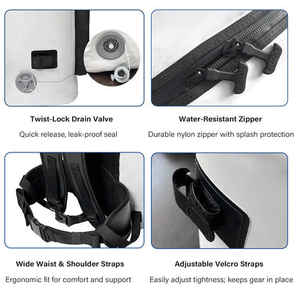 21QT Fish Cooler Backpack, Fish Kill Bag